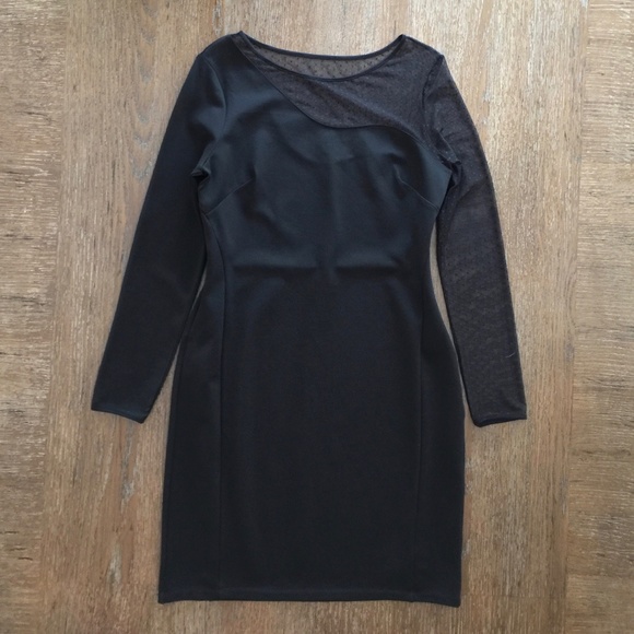 Halston Heritage black stretchy sheath dress - Picture 14 of 16